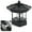 black, variant on Spring Lamps Solar Light 360 Degree Rotating Lamp Landscape Revolving Lighthouse Revolving Lights Led Outdoor Decorative Lights black