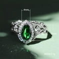 thumbnail image 3 of HOOUN Gorgeous Cubic Zircon Silver Plated Rings Women Jewelry Wedding Gift Sz 6-10-#4-9, 3 of 5