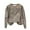 Khaki, variant on TQWQT Women's Camo Sweatshirt Maple Leaf Print Oversized Long Sleeve Shirts Fleece Sweatshirts Casual Fall Pullover Tops Beige 2XL-Large