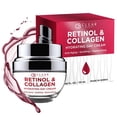 thumbnail image 1 of Crema hidratante facial diaria con retinol y colágeno Clear Beauty - Probado por dermatólogos Reduce las arrugas Líneas finas e imperfecciones Hidratante Antienvejecimiento Belleza limpia Cuidado de l, 1 of 5