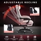 thumbnail image 4 of Garvee Gaming Silla, Reposapiés Retráctil, Lumbar y Reposacabezas Ajustables, Rosa, 4 of 8