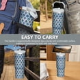 thumbnail image 7 of 30oz Handheld Travel Tumbler with Handle – Double Wall Stainless Steel Insulated Cup, Flip Straw Lid, Leak-Proof & BPA-Free for Hot and Cold Drinks – Durable Coffee & Juice Mug Pink, 7 of 7