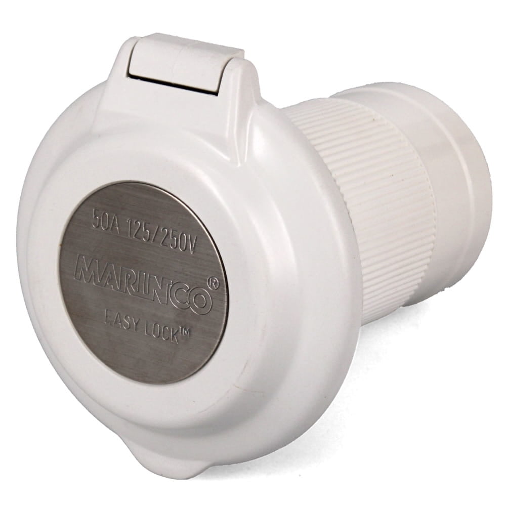 Marinco Boat Shore Power Plug 6344ELB 125V 50A