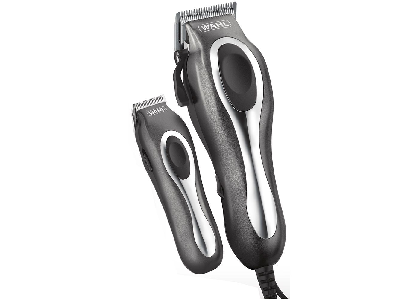 Wahl Deluxe Chrome Pro Complete Men's Haircut Trimmer Kit with Storage Case, Male, -79650-1301