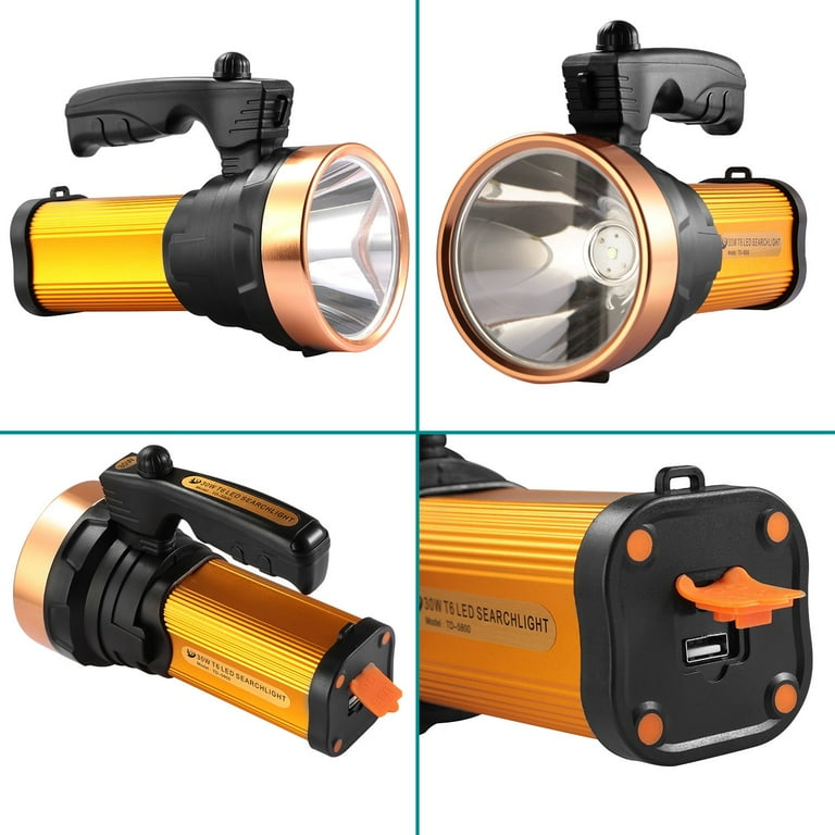 iMountek LED Search Flashlights IPX6 Waterproof Tactical Dimmable