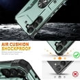 thumbnail image 5 of Case for Samsung Galaxy S23 Case Military Grade Drop Case with Kickstand Metel Ring Magnetic Holder Shockproof Protective for Galaxy S23 Phone Case (Midnight Green), 5 of 17