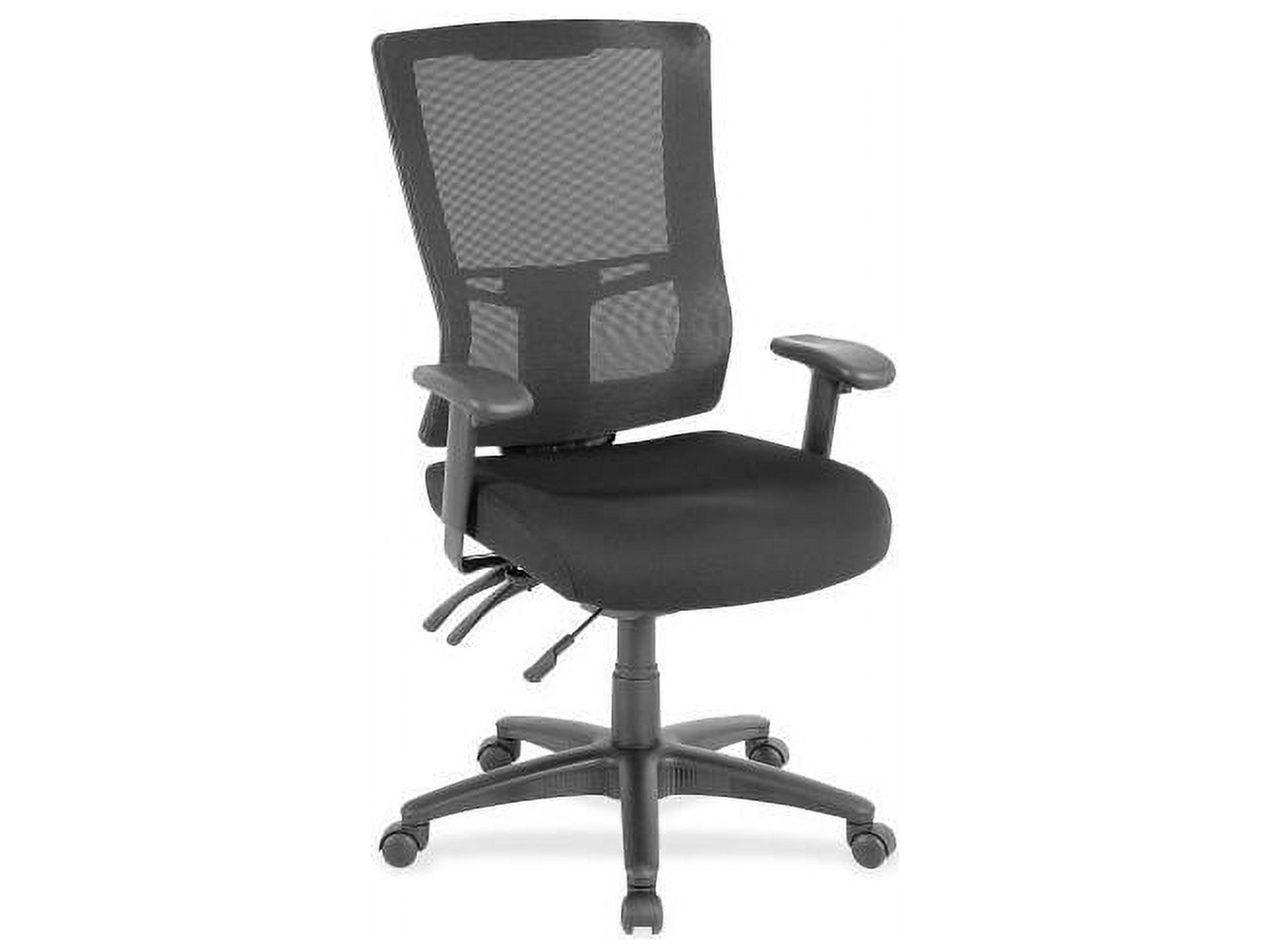 Lorell, High-Back Mesh Chair, 1 Each, Black - image 4 of 8