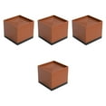 thumbnail image 3 of 4 elevadores de cama para muebles, fáciles de instalar y versátiles, a prueba de golpes. Marrón 78x78x75cm, 3 of 9
