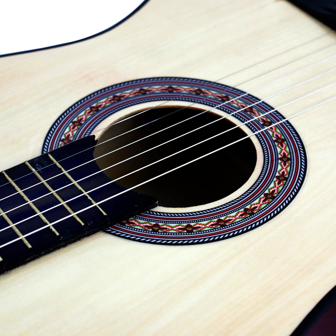 ZENY 38" Kids Beginners Acoustic Guitar with Bag, Strap, Strings, Pitch Pipe and Pick, Natural