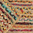 thumbnail image 5 of · REDEARTH · Jute Cotton Chindi Area Rug - 2'x3' Rectangular Rug, Handwoven, Non-Shedding, Soft & Durable – Multi Tones for Home Décor in Living Room, Dining Room, Bedroom, Set of 2, 5 of 10