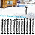 thumbnail image 7 of Anuirheih Snow Gauge, Christmas Holiday Snowflake Snow Measuring Stick Outdoor Gifts for Winter Travel(24inch,Black), 7 of 7