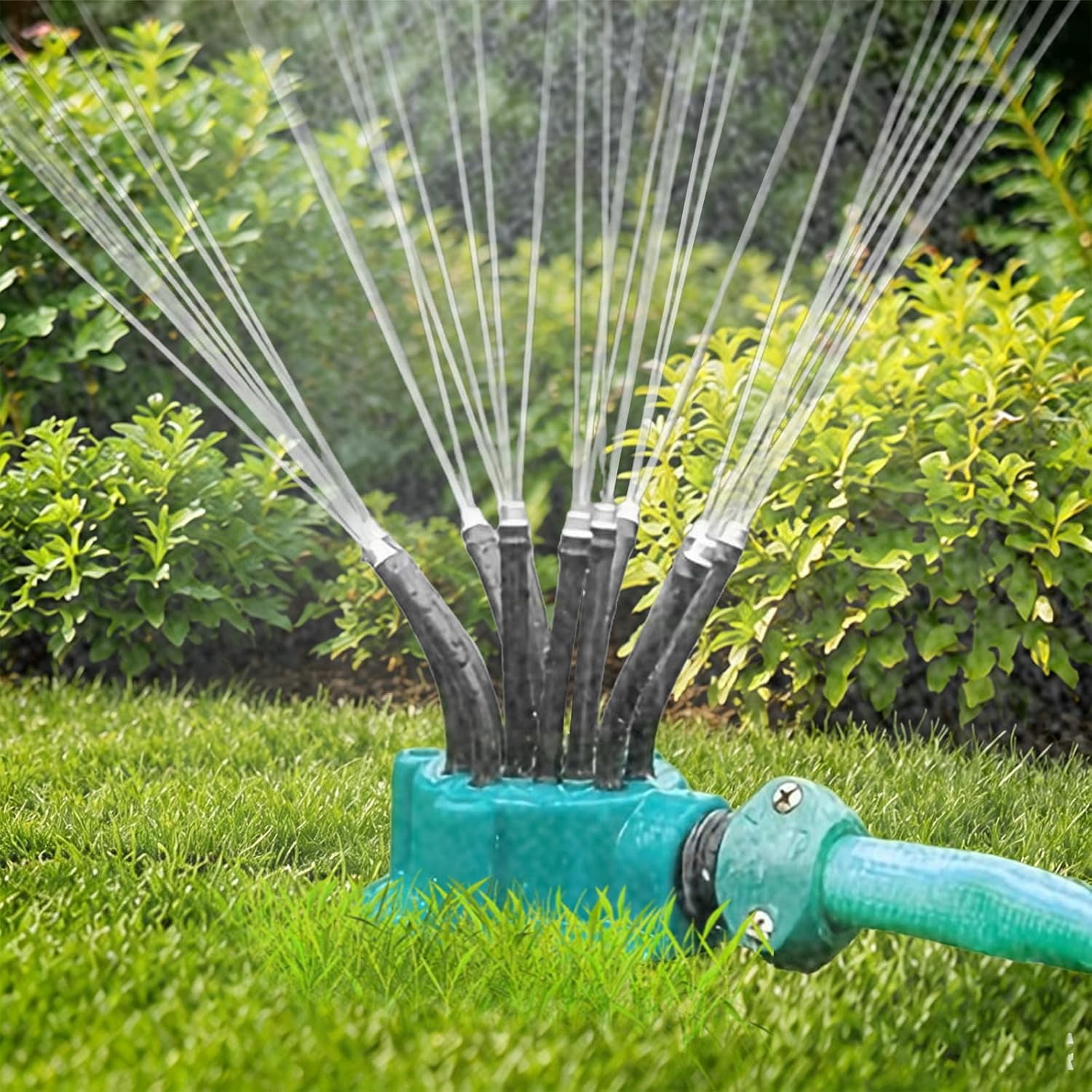 360° Coverage Precision Garden Irrigation Sprinkler, Lawn Sprinkler for Large Area Watering, Yard, Grass, Backyard & Patio