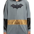 thumbnail image 5 of Batman Boy's Costume Union Suit One Piece Pajama With Mask Hood and Cape For Kids, 5 of 7