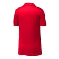 thumbnail image 4 of Sport Tek Adult Male Men Plain Short Sleeves Polo True Red Large, 4 of 4