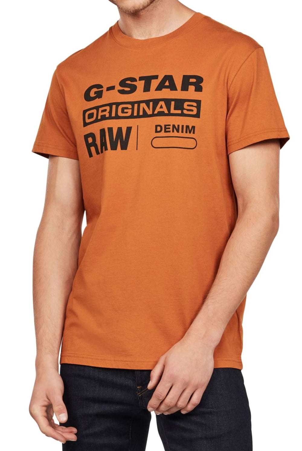 G-Star Raw Mens T-Shirt Aged Almond 