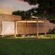 thumbnail image 3 of Qinaqin 10X10 Pergola Retractable Canopy Madera Grain Aluminum Frame Structure para Backyard de Profundidadck Porch Patio, 3 of 7