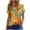 Green-47, variant on Women Tops Short Sleeve Summer Square Neck Pleated Relaxed Casual Print T-Shirts,S-3XL