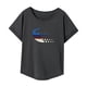 thumbnail image 3 of Camiseta para mujer, trajes de verano, ropa, camisa con cuello redondo para regalo de vacaciones para mujer S, 3 of 7