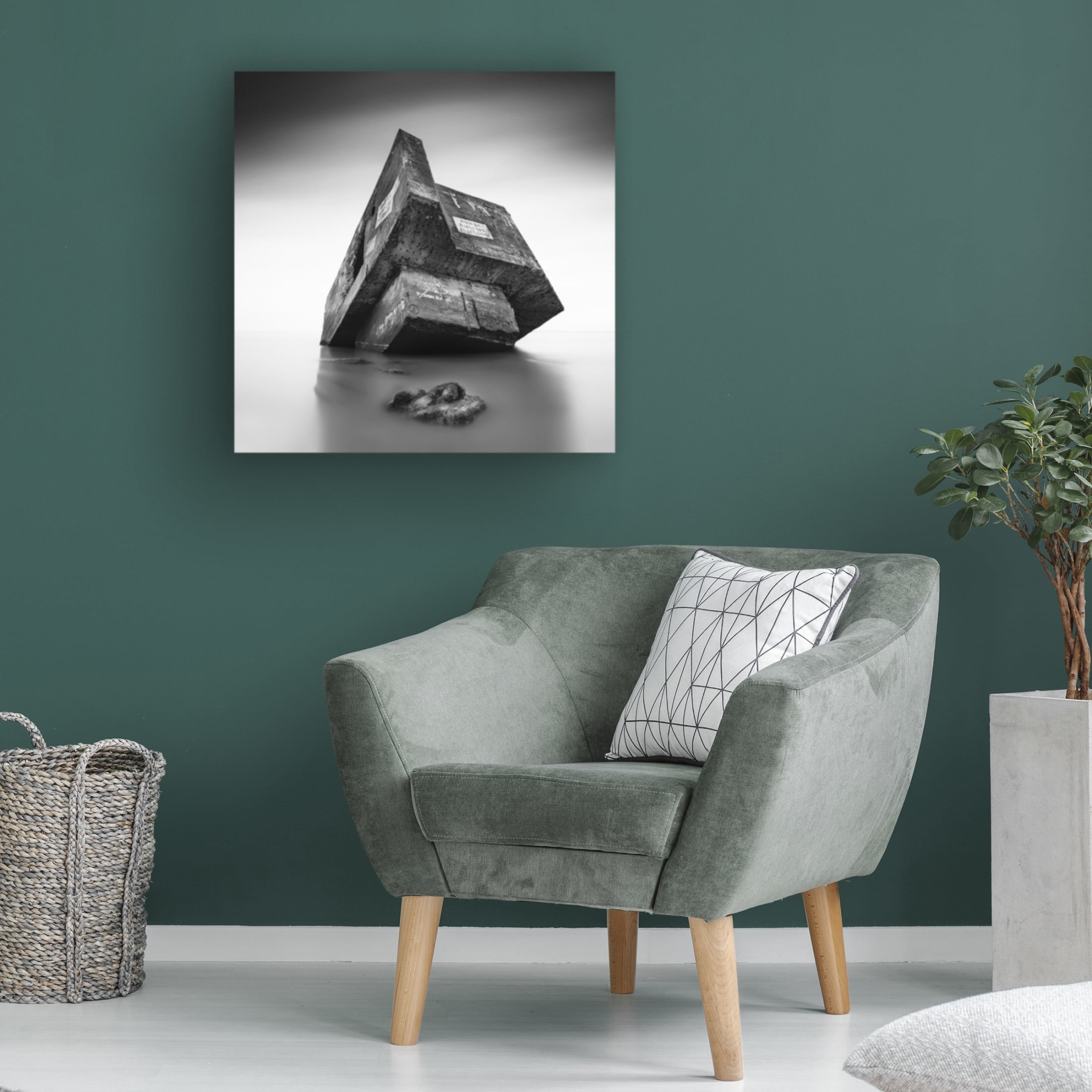 Canvas Wall Art - Christophe Staelens 'In My Shadow' Wall Art for Living Room, Bedroom, or Office Décor by Trademark Fine Art - 14 x 14 Inches