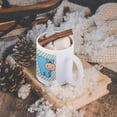 thumbnail image 5 of 3dRose, Cute LIttle Baby Light Blue Hippo Hippopotamus Cartoon Gingham Plaid Background, 15oz Mug, 5 of 7