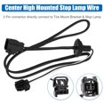 thumbnail image 4 of High Mount Stop Light Extension Cable with Braided Sheath for Jeep Wrangler 2007-2018 No.68048581AA, 4 of 6