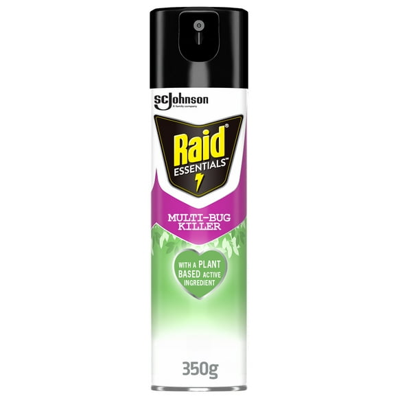 Raid Essentials Multi-Bug Insect Killer Spray, For Indoor Use, 350g, 350g