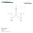 thumbnail image 3 of Kingston Brass Heritage Double Handle 8" Center Bridge Kitchen Faucet, 3 of 3
