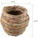 thumbnail image 3 of Nido de pájaros, nido de pájaros de paja tejida a mano, criadero, cría en cuevas para gorriones, pinzón loro canario JFHHH pequeña, 3 of 5