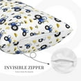 thumbnail image 3 of Rateoe Tractor And Vehicle Pattern Pillow Covers with Invisible Zipper(Pillows are not Included) Standard Pillowcases-14"x20", 3 of 6