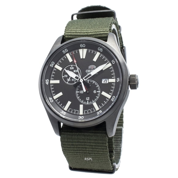 Montre Automatique pour Homme Orient Defender II avec Bracelet en Nylon Vert RA-AK0403N10B