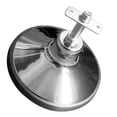 thumbnail image 2 of EXHUMKY Plated Metal Pool Table Leg Foot Pad for Outdoor Use, Adjustable Height, Stable Support and, 2 of 5