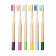 thumbnail image 1 of 6pcs Wooden Toothbrushes, 1 of 3