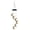 A, variant on Solar Wind Chime Light, Star Sun Moon Wind Chime Solar Light, Outdoor Hanging Wind Chime, Solar Powered Garden Light for Patio Balcony Porch Terrace