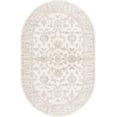 thumbnail image 2 of Rugs.com Charlotte Collection Rug – 5' x 8' Oval Ivory Low-Pile Rug Perfect For Living Rooms, Large Dining Rooms, Open Floorplans, 2 of 9