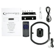 Technical Pro 6000 Watt Bluetooth Karaoke Amplifier Receiver w/ USB, SD+(2) Mics