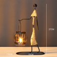 thumbnail image 5 of Creative Girl Wrought Iron Candlestick Romantic Dining Table Candlelight for Home Office Classroom Decor, 5 of 5
