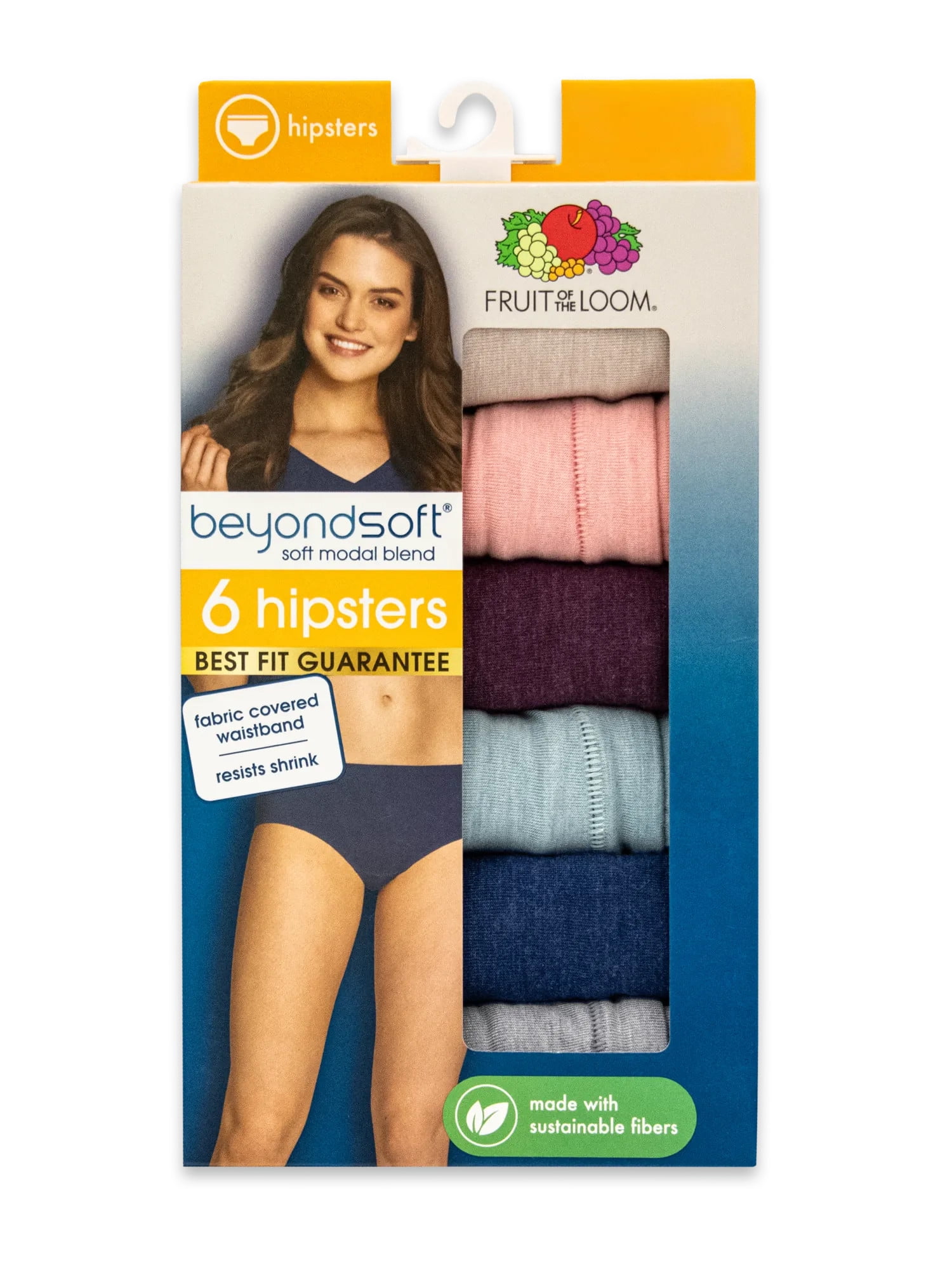 Fruit of the Loom Women's Beyondsoft Modal Underwear 6-Pack, Ultra