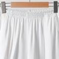 thumbnail image 5 of CQONEPT Oversize Shorts for Women Ice Silk Quick Dry Stretch Shorts Summer Workout Athletic Gym Pants with Pockets White 5XL, 5 of 5