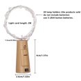 thumbnail image 2 of String Light LED Copper Wire Decoration String Copper Wire Lamp DIY Festival Wine Stopper Photography Prop, White, 2 of 8