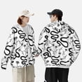 thumbnail image 4 of Lsque Hand Drawn Snake UPF 50+ Lightweight Sun Protection Men's Women's Long Sleeve Shirt, Hoodie Performance -XX-Large, 4 of 9