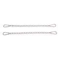 thumbnail image 2 of Cadena Para Silla Colgante De 2 Uds., Capacidad De Carga De 660 Libras, Cadena Para Hamaca De Acero Inoxidable Con 4 Ganchos De Resorte Para Saco De Boxeo Oscilante, 2 of 7
