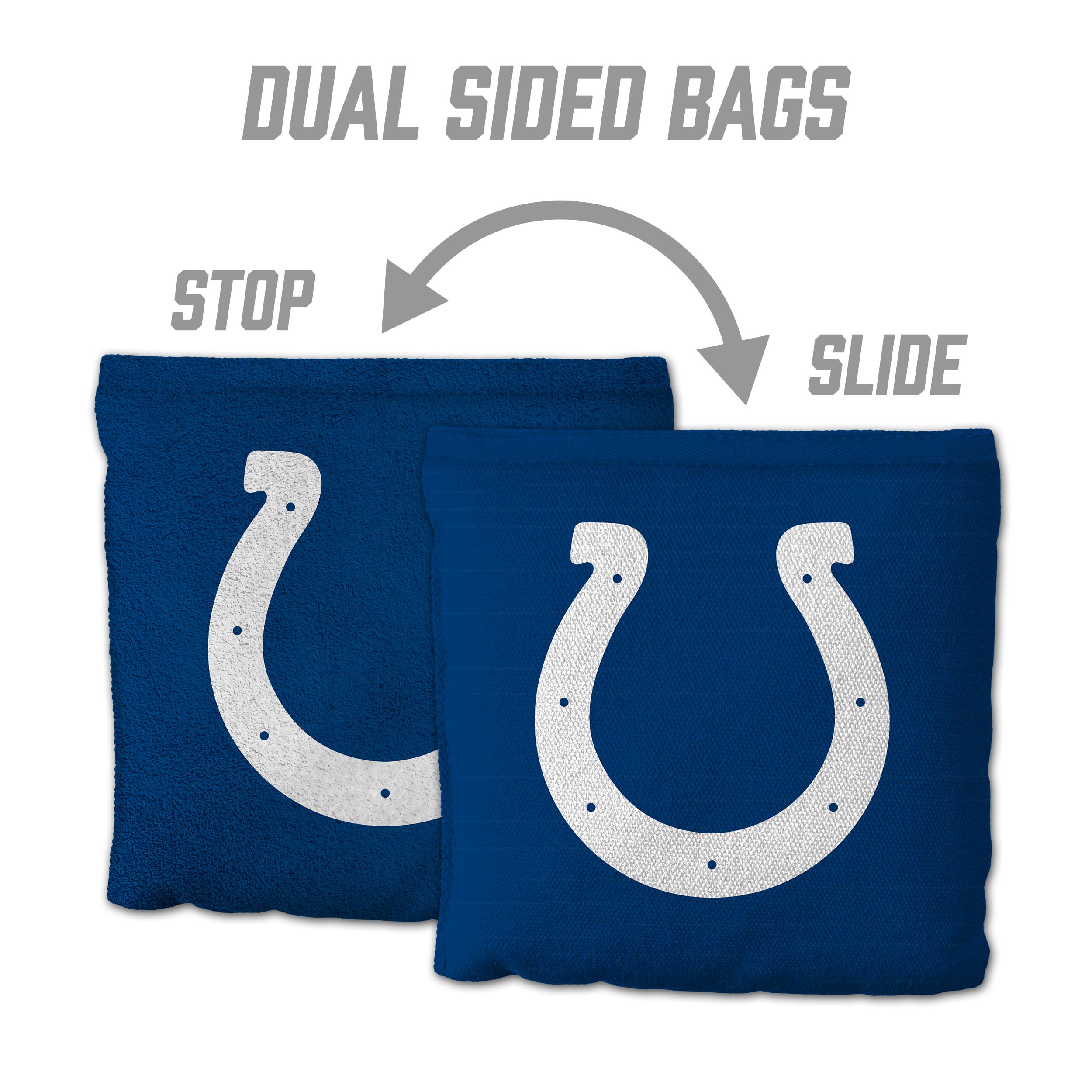 Indianapolis Colts 8pk Licensed Cornhole Bags
