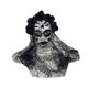 thumbnail image 3 of Máscara del Día de Muertos y corona de rosas para fiesta, carnaval, baile de máscaras y boda. Negro, 3 of 8