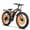 Orange, variant on 26" Fat Tire Electric Mountain Bike, 1500W Peak Motor, 30MPH Max Speed, 48V 20Ah Long-Range Battery Up to 80 Miles, 7-Speed, Front Suspension, Rear Rack, All-Terrain E-Bike