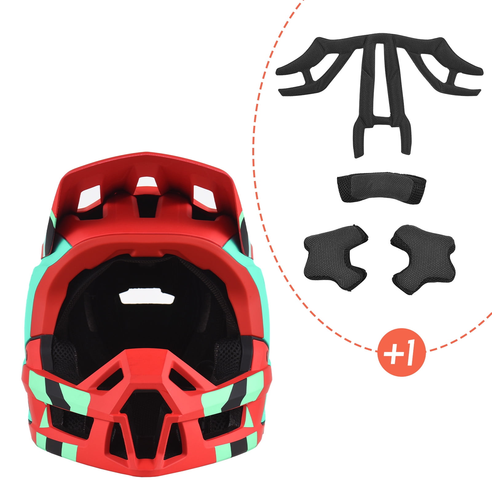 Elowen Full Helmet Face Full Face Mountain Bike Helmet Ventilation Lightweight Helmet