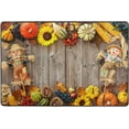 thumbnail image 4 of SKYSONIC 72x48in Fall Thinksgiving Harvest Area Rug, Pumpkin Scarecrow Non-Slip Floor Carpet for Indoor Living Dining Room and Bedroom Area, 4 of 7