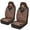 Brown Leather Zipper Dachshund, variant on HUISEFOR Cute Dachshund Car Seat Covers Set of 2, Elastic Soft Front Car Seat Covers for Women Non Slip Cars Accessories Comfortable Universal Fit for SUV Truck Sedan