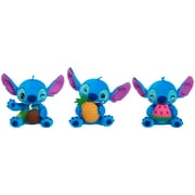 Disney Stitch Small Plush Stitch and Pineapple, Stuffed Animal, Blue, Alien, Kids Toys for Ages 2 up