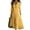 Yellow #11, variant on Womens Boho Dresses Rolled Up Long Sleeve Ruffle V Neck Floral Dresses Casual Loose Vacation Maxi Dresses, L