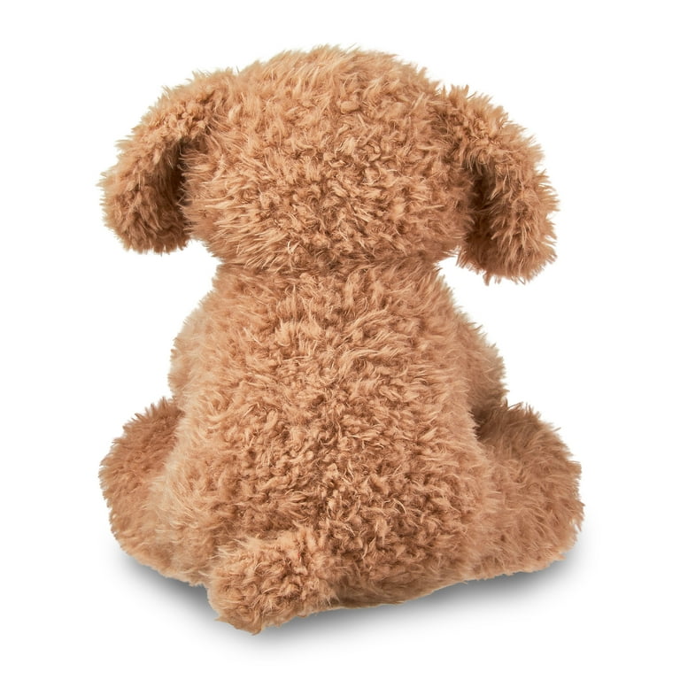 Way To Celebrate Puppy Plush Toy with Bow Tie 17 inches Brown